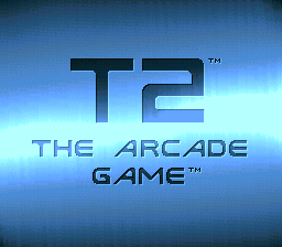 T2 - The Arcade Game (Japan) Title Screen